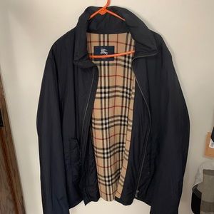 Oversized vintage Burberry windbreaker